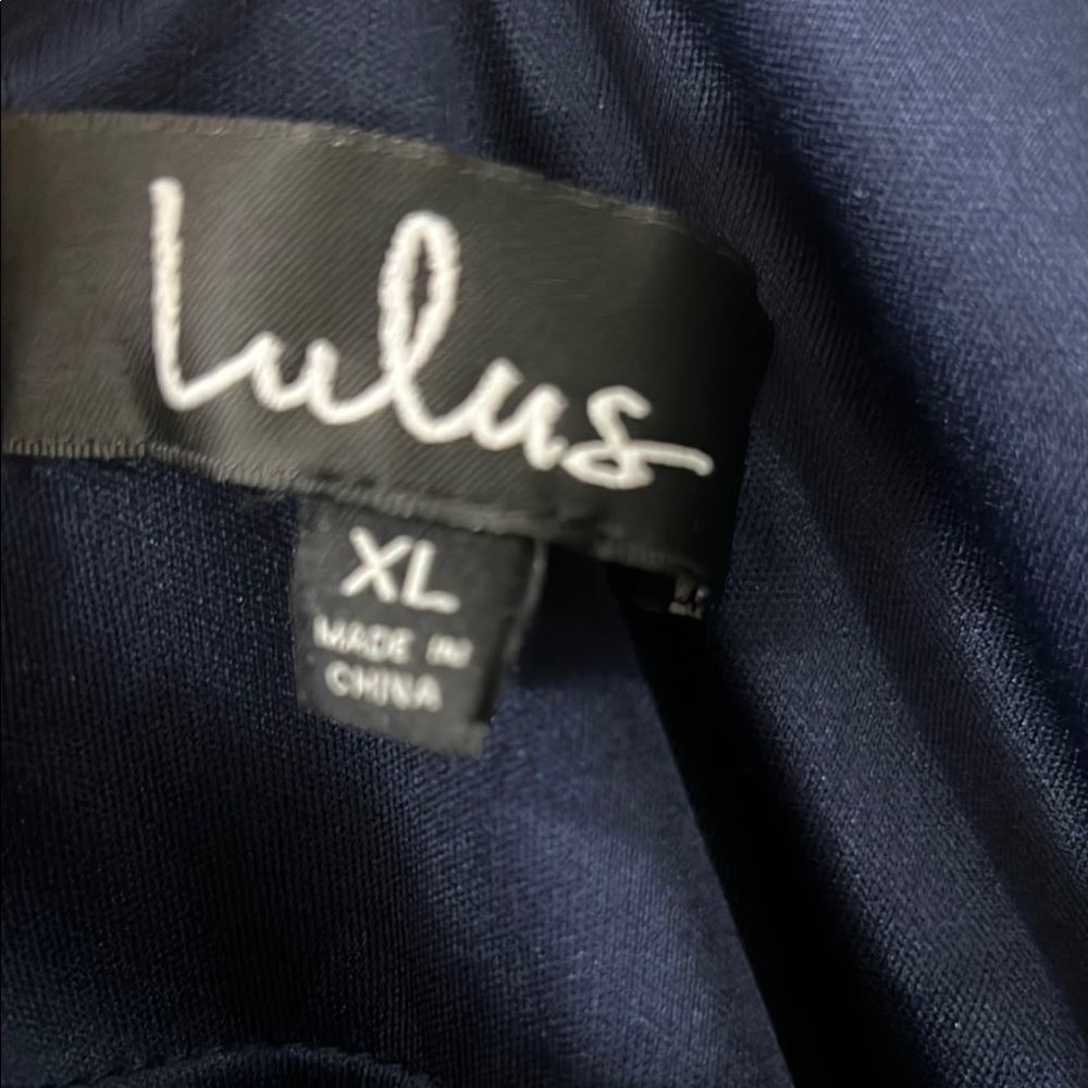XL Floral Navy Dress summer - Picture 3 of 6